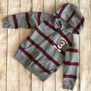 Tough skins zip up hoodie sweater